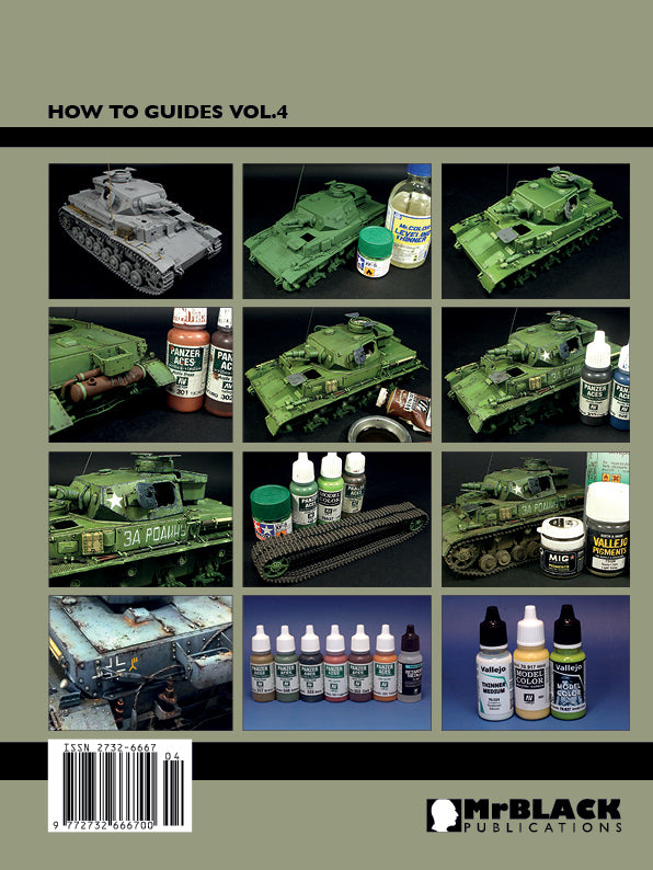 Contraportada de la revista How To Guide volumen 4 de Mr Black Publicatons