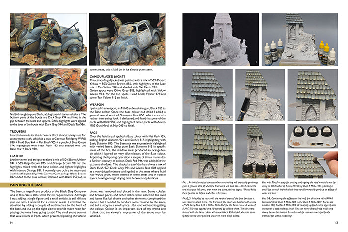 Páginas interiores 4 de la revista How to Volumen 4 de Mr Black Publications, 86 páginas con trabajos de distintos modelistas