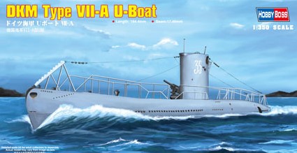 HOBBYBOSS (1/350) German DKM Type VII-A U-Boat