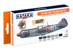 Set de pinturas con base laca para aviones de soviéticos de finales de la Segunda Guerra Mundial del fabricante Hataka referencia CS20