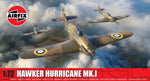 Portada de la caja de la maqueta del caza británico Hawker Hurricane Mk.I en escala 1:72 de Airfix referencia A02067A