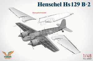 Vista de los interiores de la maqueta del avión Hs129 B2 en escala 1:48 de Takom con referencia 48001