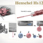 Detalle de las mejoras incluidas en la maqueta del avión Hs129 B3 en escala 1:48 de Takom con referencia 48002