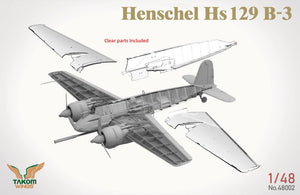 Vista de los interiores de la maqueta del avión Hs129 B3 en escala 1:48 de Takom con referencia 48002