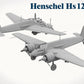 Foto HS-129 B2 de la caja edición especial y limitada con 2 Hs-129, pilotos y Panther, todo en escala 1:48 de Takom referencia 48001W