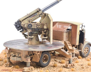 IBG MODELS (1/35) Italian Autocannone 3Ro with 90/53 Gun with Crew (4 Figures)