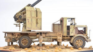 IBG MODELS (1/35) Italian Autocannone 3Ro with 90/53 Gun with Crew (4 Figures)