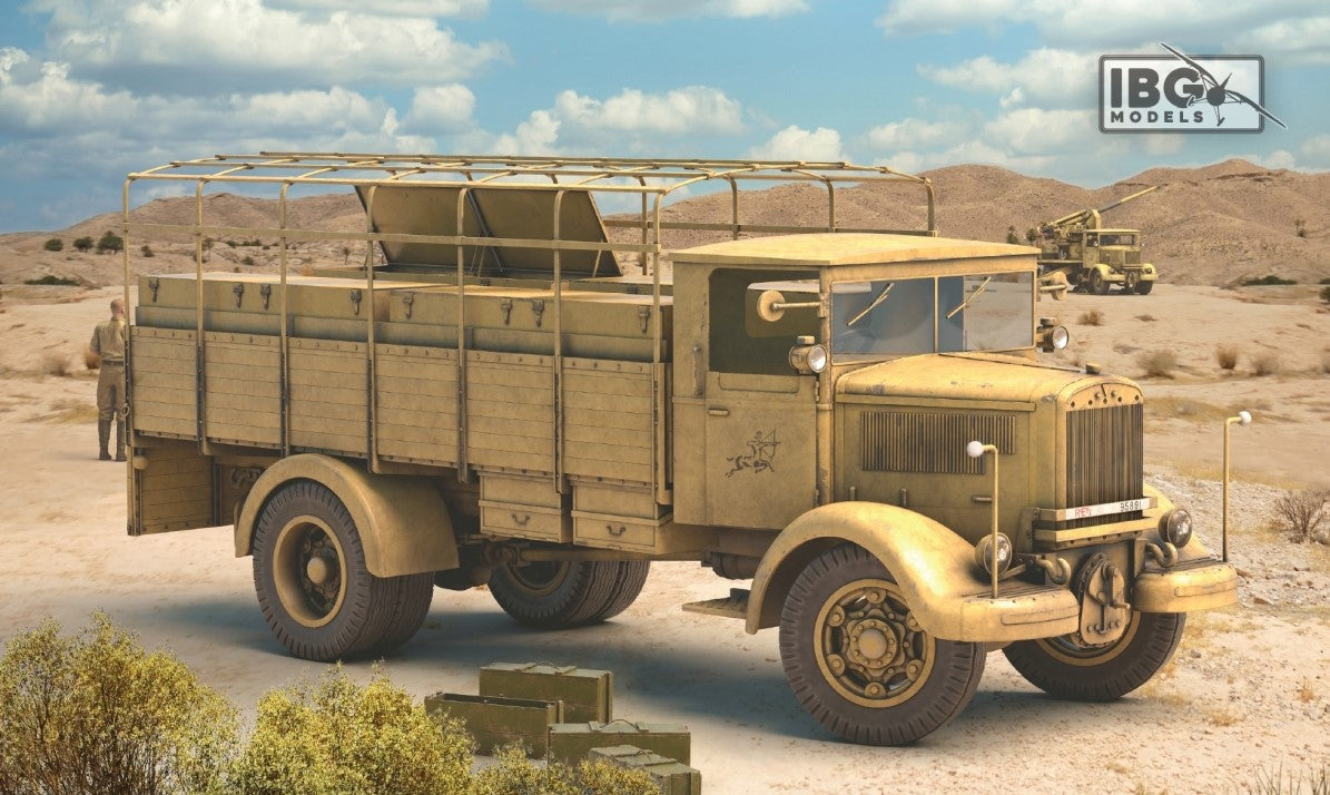 IBG MODELS (1/72) 3Ro Italian Truck - 90/53 Ammunition Carrier