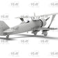 Foto lateral de la maqueta del avión alemán Hs 123 A-1 en escala 1:32 de ICM referencia 32015