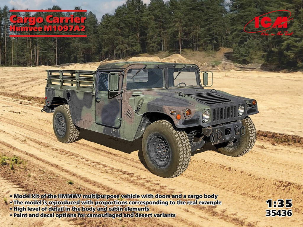 ICM (1/35) Humvee M1097A2 Cargo Carrier