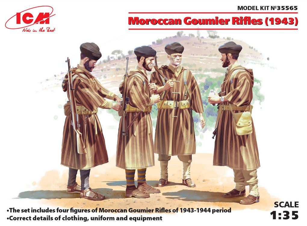 ICM (1/35) Moroccan Goumier Rifles (1943)