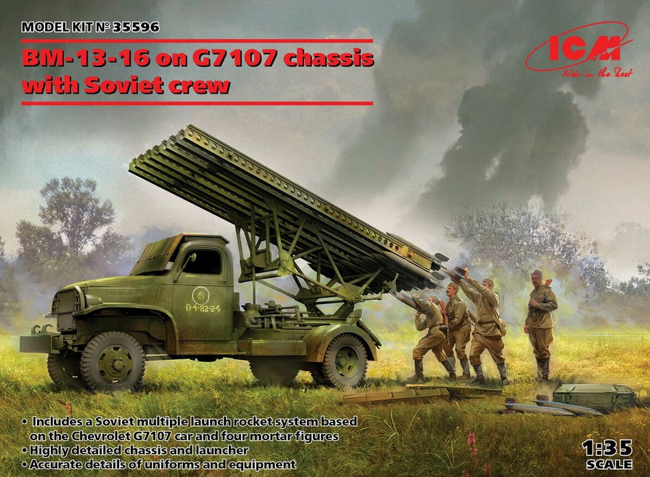 ICM (1/35) BM-13-16 on G7107 chassis with Soviet crew