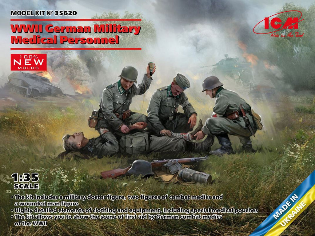 ICM (1/35) WWII German Military Medical Personnel