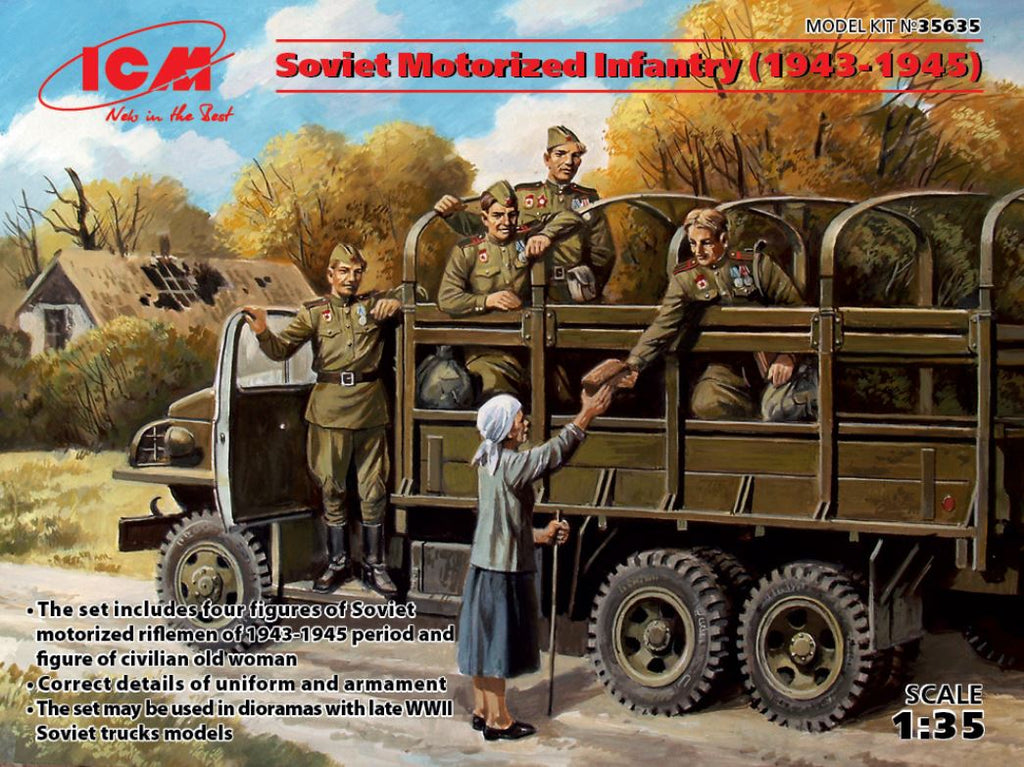 ICM (1/35) Soviet Motorized Infantry (1943-1945)