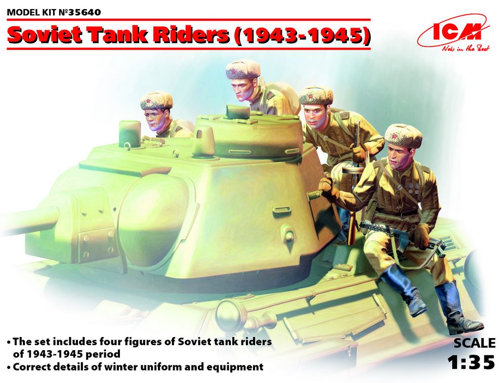 ICM (1/35) Soviet Tank Riders (1943-1945)