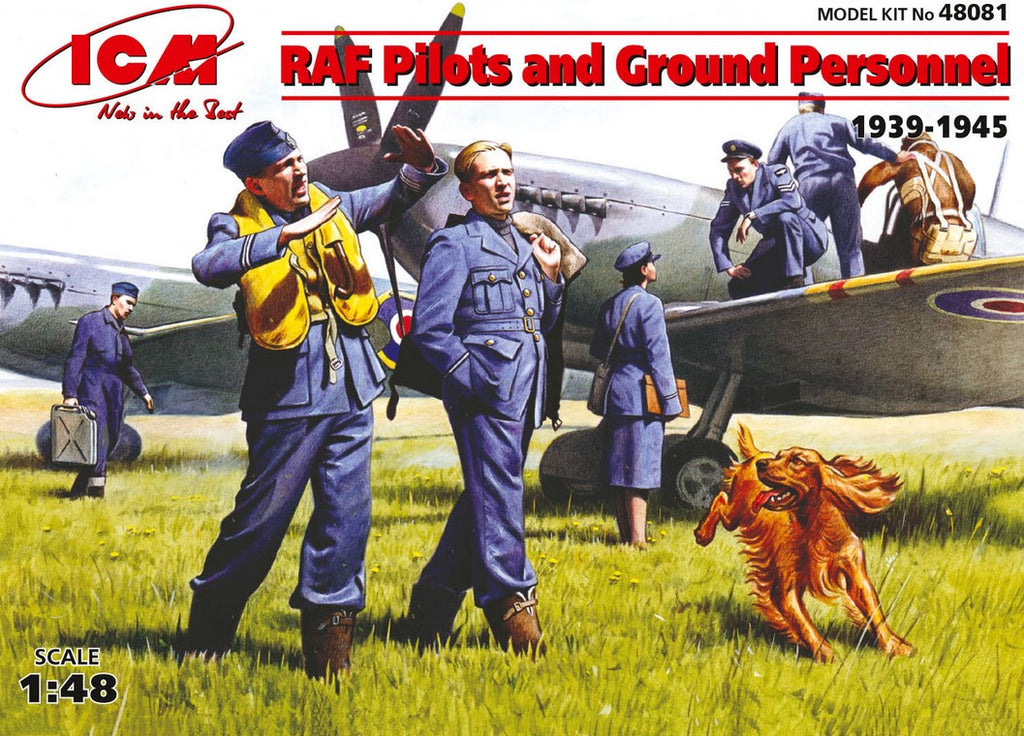 ICM (1/48) RAF Pilots and Ground Personnel (1939-1945)