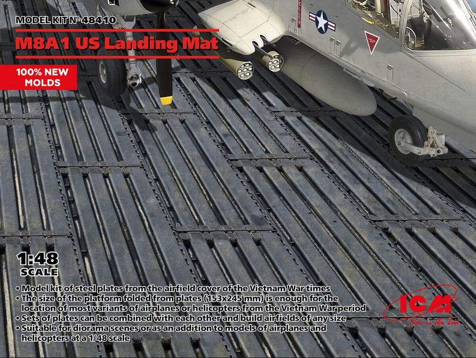 ICM (1/48) M8A1 US Landing Mat (153x245mm)