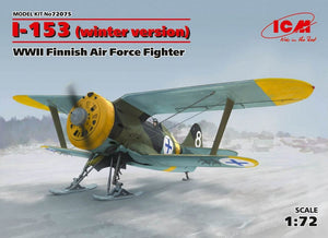 ICM (1/72) I-153 (winter version) WWII Finnish Air Force Fighter