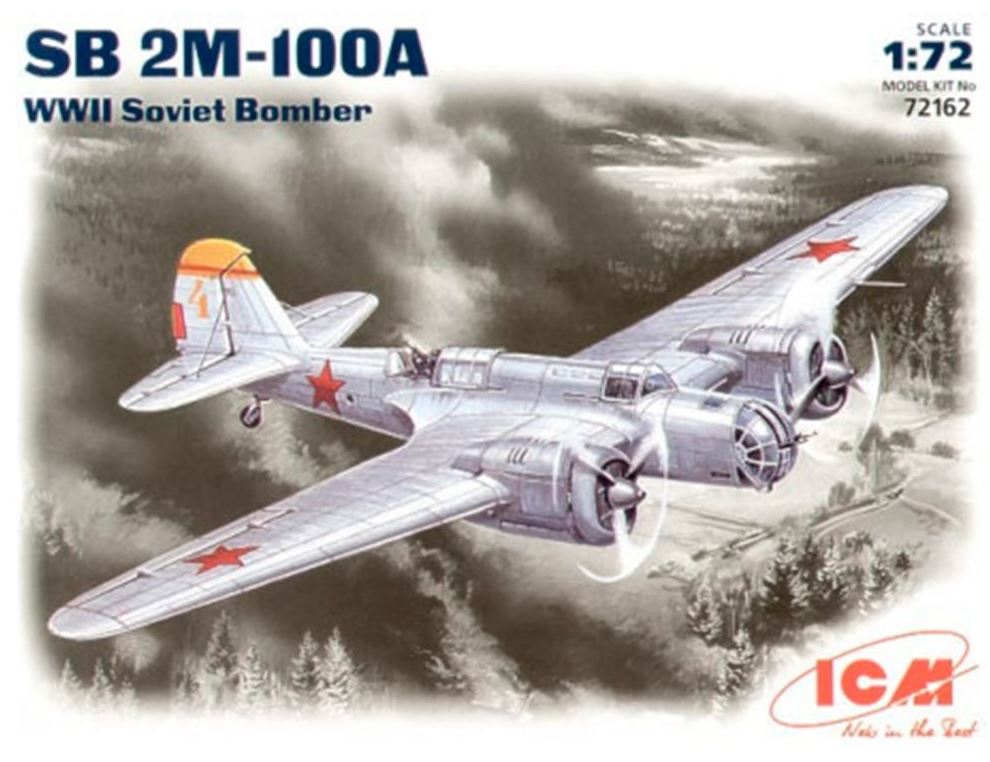 ICM (1/72) SB 2M-100A WWII Soviet Bomber