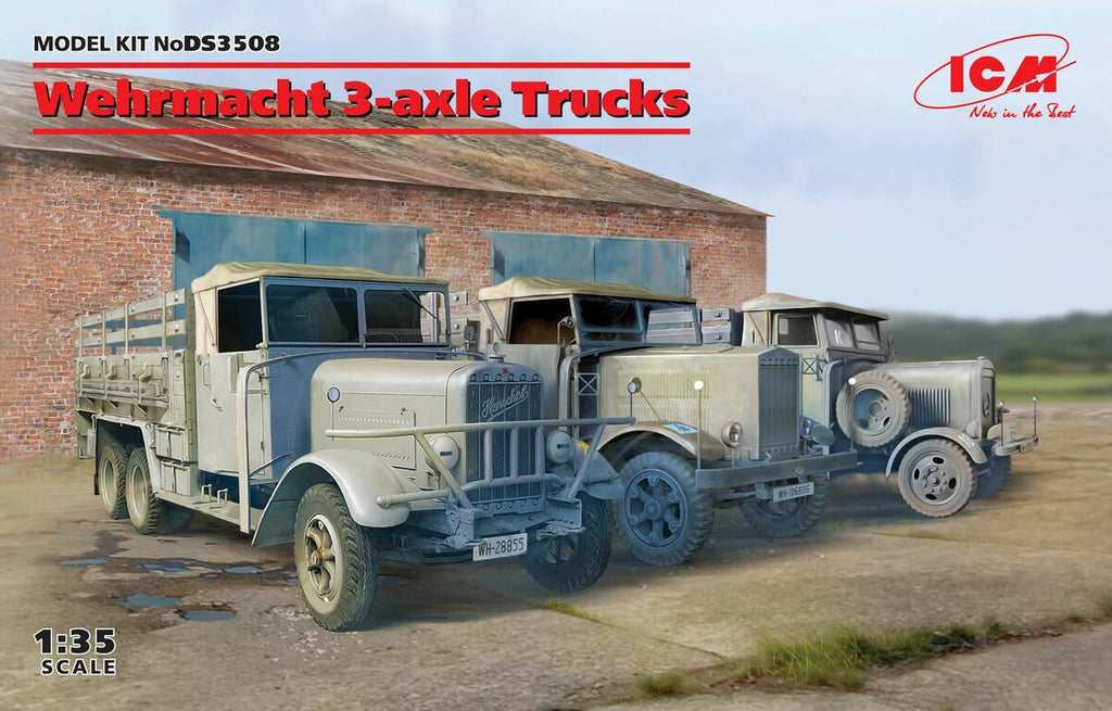 ICM (1/35) Wehrmacht 3-axle Trucks