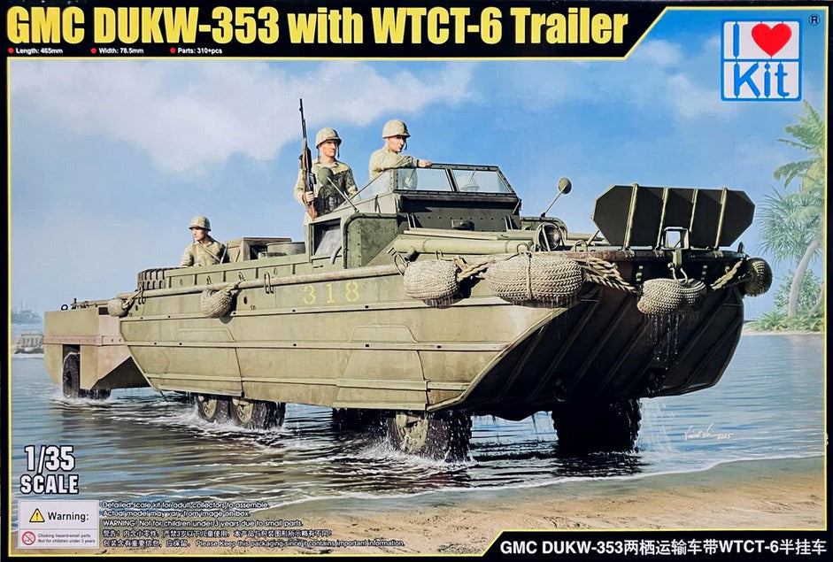 I LOVE KIT (1/35) GMC DUKW-353 with WTCT-6 Trailer