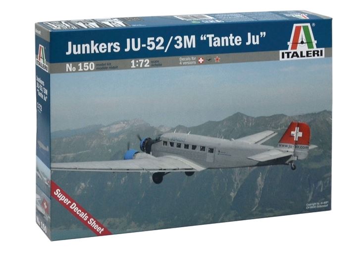 ITALERI (1/72) Junkers JU-52/3 M Tante Ju