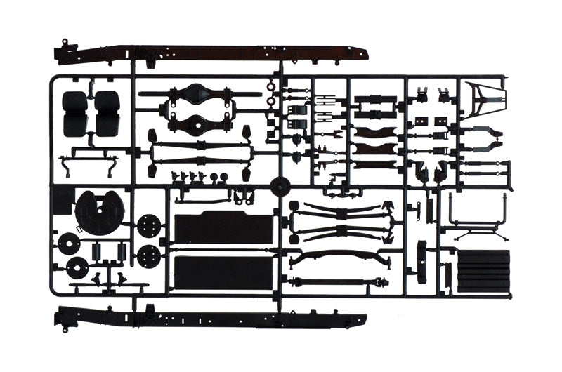 Piezas 1 de la maqueta del camión IVECO 190.38 Cow boy en escala 1:24 de Italeri referencia 90767