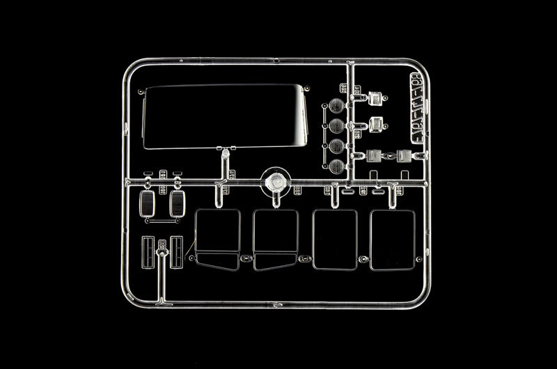 Transparentes de la maqueta del camión IVECO 190.38 Cow boy en escala 1:24 de Italeri referencia 90767