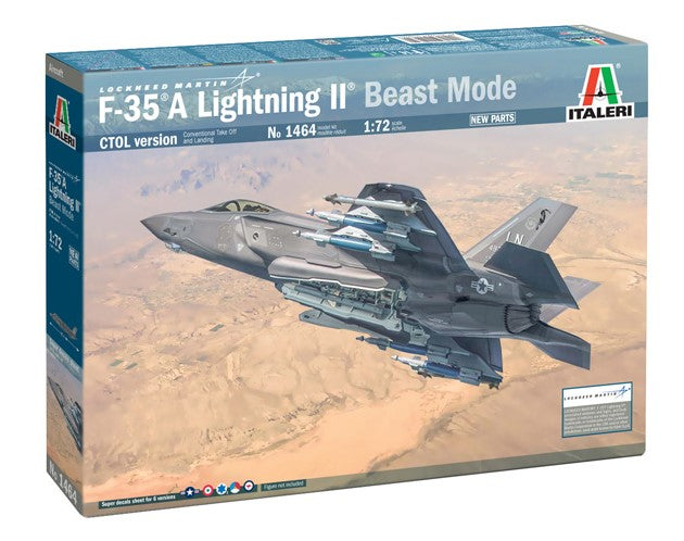 ITALERI (1/72) F-35A Lightning II CTOL Version (Beast Mode)