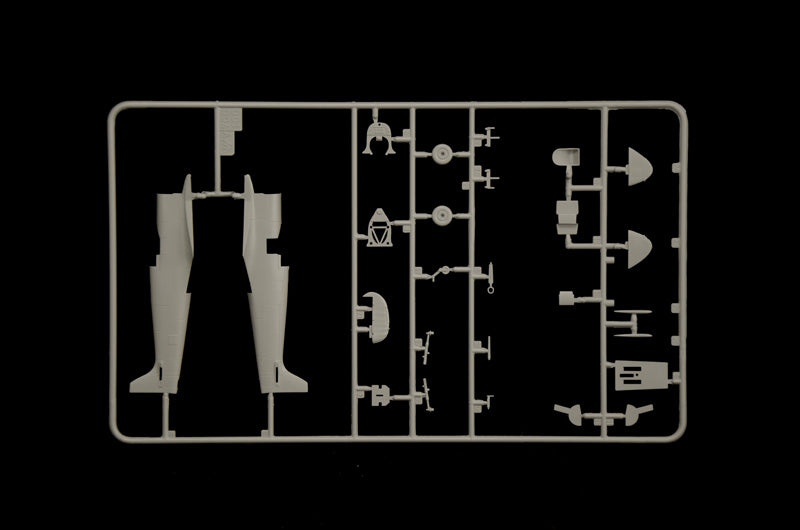 Grapa 1 de la maqueta del caza Spitfire Mk.V o Mk.IX en escala 1:72 de Italeri referencia 1482