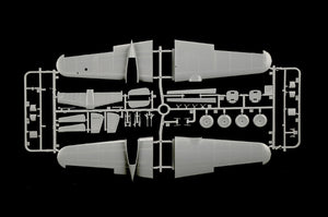 Piezas 2 de la maqueta del bombardero alemán Dornier Do 217 K1/K2 en escala 1:72 de Italeri referencia 1488