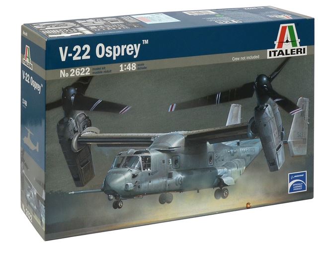 Italeri 1:48 V-22 Osprey: Construye el Convertiplano Osprey