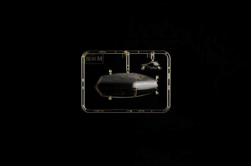 Transparentes 1 de la maqueta del caza F-35A en escala 1:48 de Italeri referencia 2836