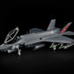 Foto frontal de la maqueta del caza F-35A en escala 1:48 de Italeri referencia 2836