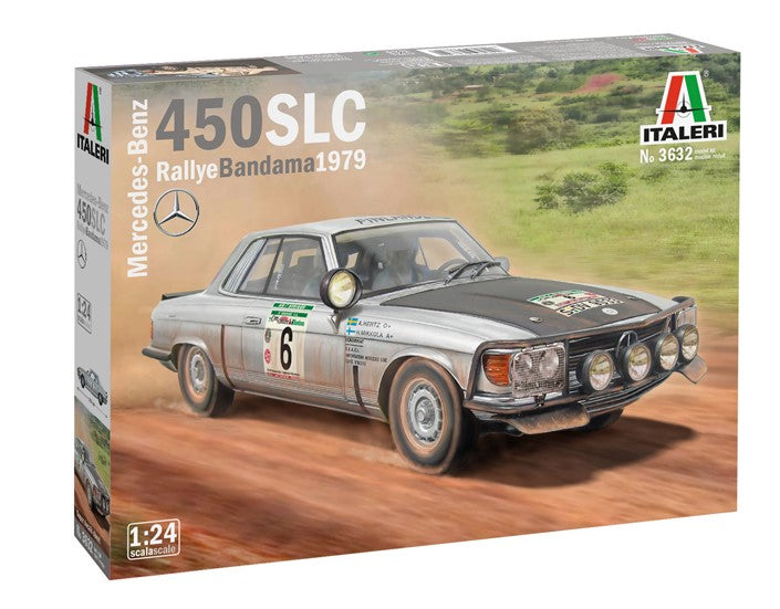 ITALERI (1/24) Mercedes-Benz 450SLC Rallye Bandama 1979