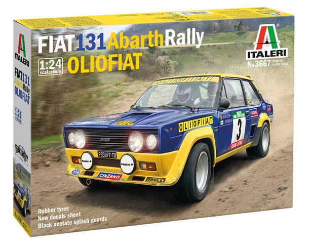 ITALERI (1/24) Fiat 131 Abarth Rally OLIO FIAT