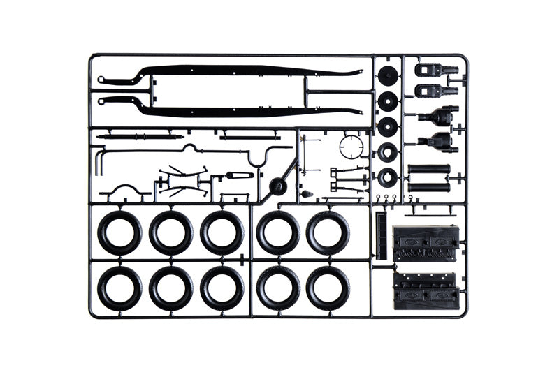 Piezas 2 de la maqueta del Bugatti Tipo 41 Royale Coupé Napoleón en escala 1:24 de Italeri referencia 3705