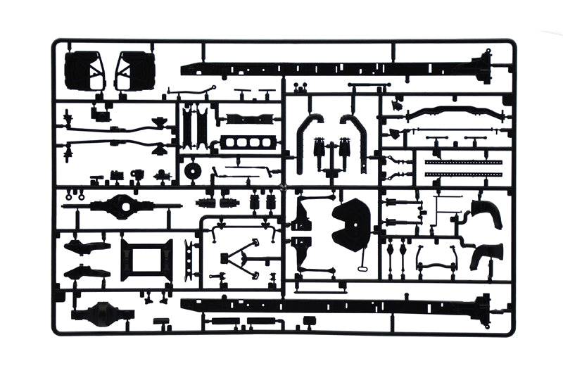 Piezas 5 de la maqueta del camión Volvo FH16 en escala 1:24 de Italeri referencia 3970
