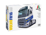 Portada de la caja de la maqueta del camión Volvo FH16 en escala 1:24 de Italeri referencia 3970
