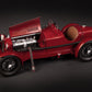 Foto izquierda con capó abierto de la maqueta del Alfa Romeo 8C 2300 Roadster en escala 1:12 de Italeri referencia 4708