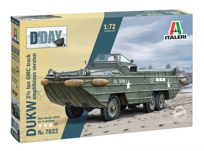 ITALERI (1/72) DUKW 2 1/2 ton GMC truck amphibious version "D-Day 80° Anniversary"