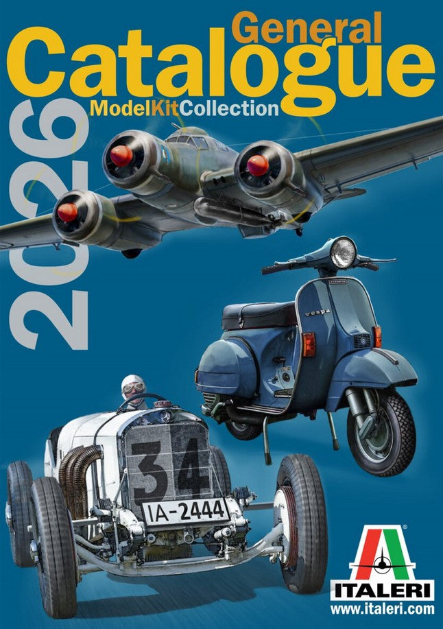 Revista catálogo de novedades de Italeri para 2026