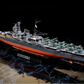 Imagen completa de la maqueta del crucero pesado japones Mogami en escala 1/350 de Tamiya con referencia 78021