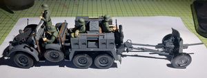 TAMIYA (1/35) Krupp Protze 1 tonne (6x4) Kfz.69 CAMION DE REMORQUAGE avec Pak de 3,7 cm
