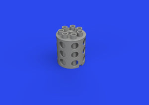A-10C rotarory gun flash suppressor en escala 1/48 de Eduard 648919 para maquetas de Academy
