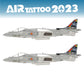 Imagen de insignias españolas para las maquetas del avión AV-8B Harrier II Plus de la 9ª Escuadrilla en el Tiger Meet de la OTAN de 2019 en escala 1:48 de Series Españolas con referencia SE4648