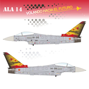 Imagen de insignias españolas para las maquetas del último avión Eurofighter entregado al Ala 14 en 2020 en escala 1:48 de Series Españolas con referencia SE4548
