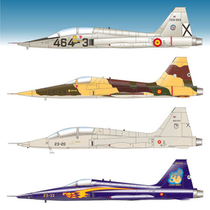 Imagen de insignias españolas para las maquetas del avión F-5 en escala 1:72 de Series Españolas con referencia SE2172