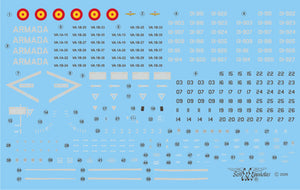 Insignias de los Harrier Españoles de 9ª Escuadrilla en escala 1:48 de Series Españolas con referencia 348