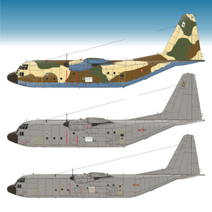 Instrucciones para las insignias de aviones Hércules del Ejército del Aire español de Series Españolas en escala 1:72